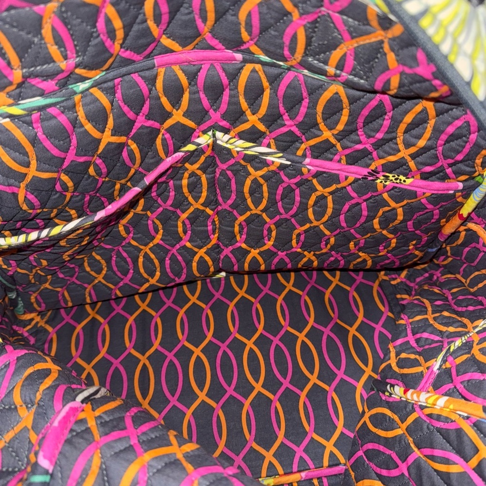 Vera Bradley Jazzy Blooms Overnight Travel Bag - Picture 5 of 5